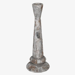 Distressed candle holder Ruby