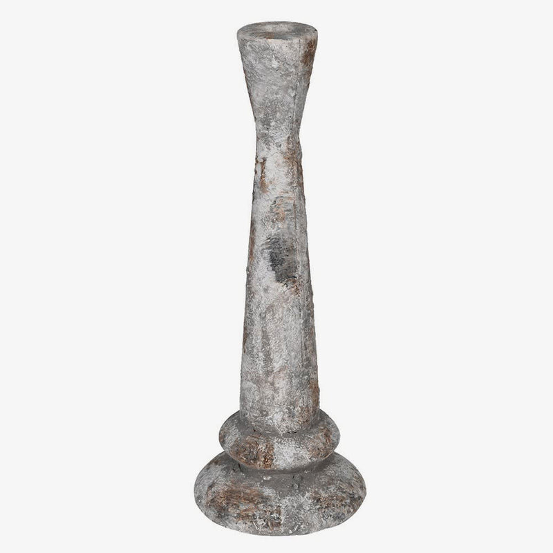 Distressed candle holder Ruby