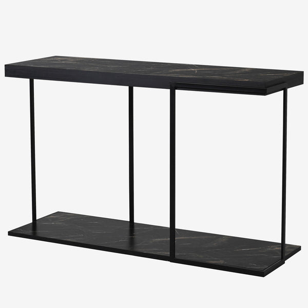 Charcoal Stone Console