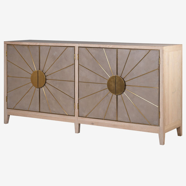 Golden Radiance Media Console