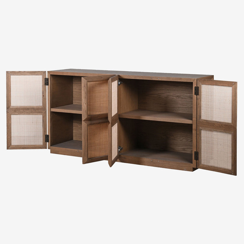 Refined Oak Squared Sideboard