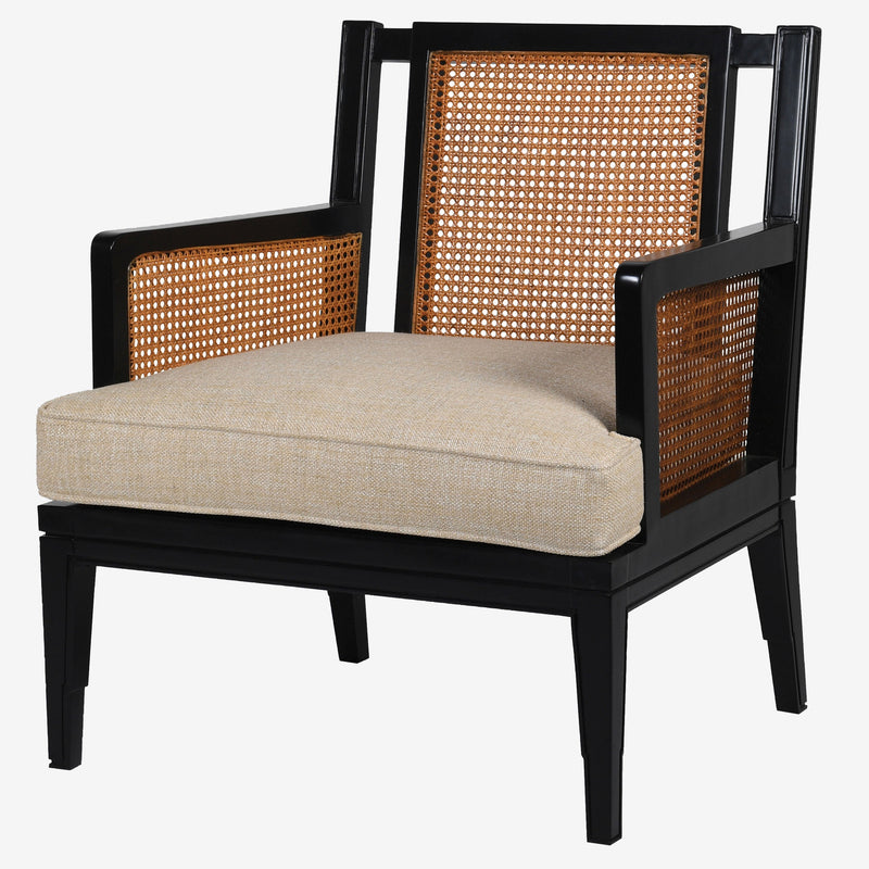 Sand and Ebony Relaxing Armchair