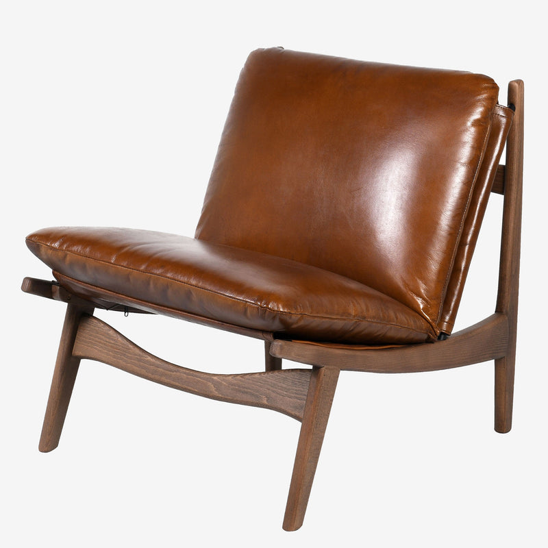 Sienna Vintage Leather Accent Chair