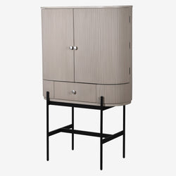 Taupe Chic Wine Cabinet